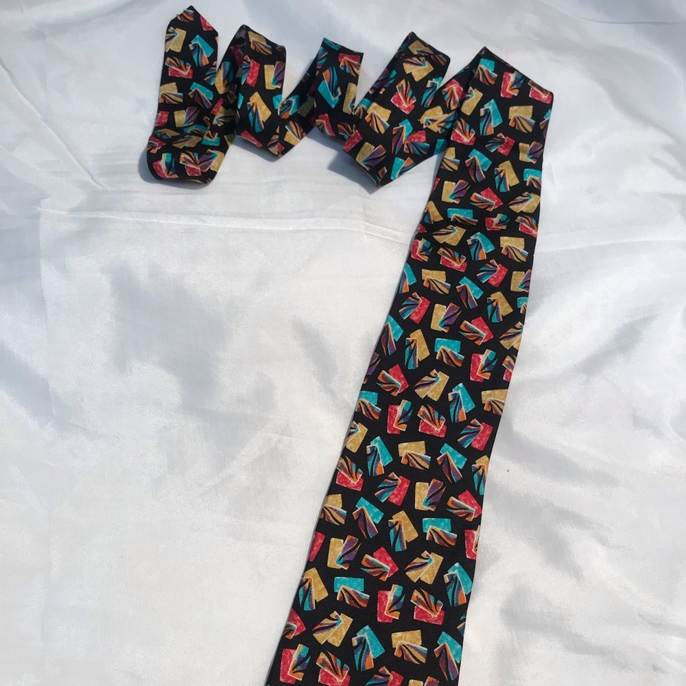 LAZARUS 100% Silk Tie Made in USA